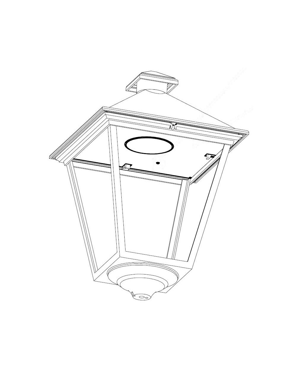 LONDON 4114 BLACK LED 13,5W 3000K SINGLE 4114BL