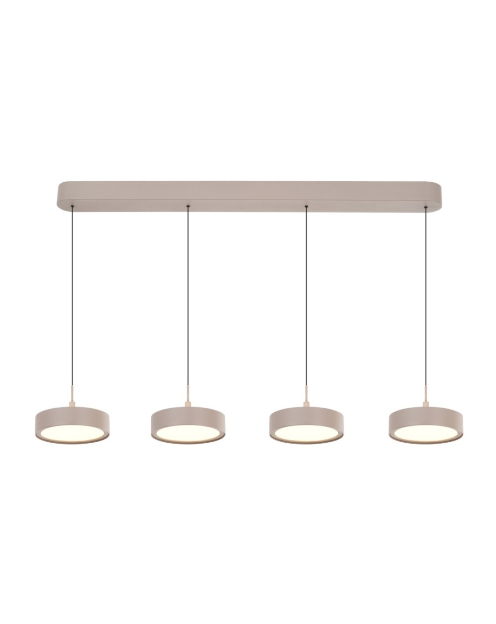 7062-413 Lampa wisząca czwórka prosta Valensole kaszmirowa 