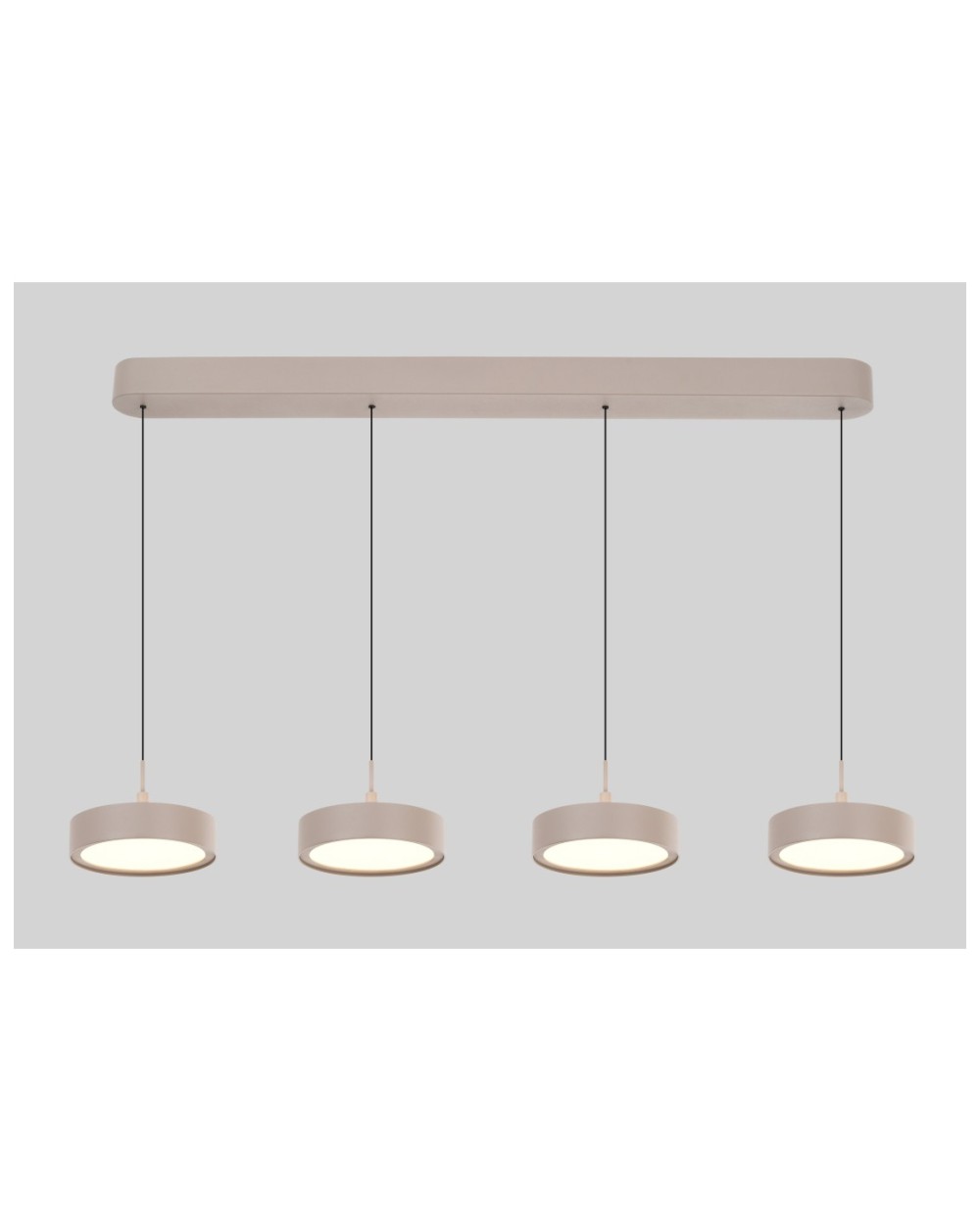 7062-413 Lampa wisząca czwórka prosta Valensole kaszmirowa 