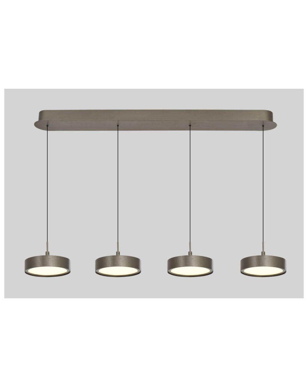 7062-421 Lampa wisząca czwórka prosta Valensole brąz 
