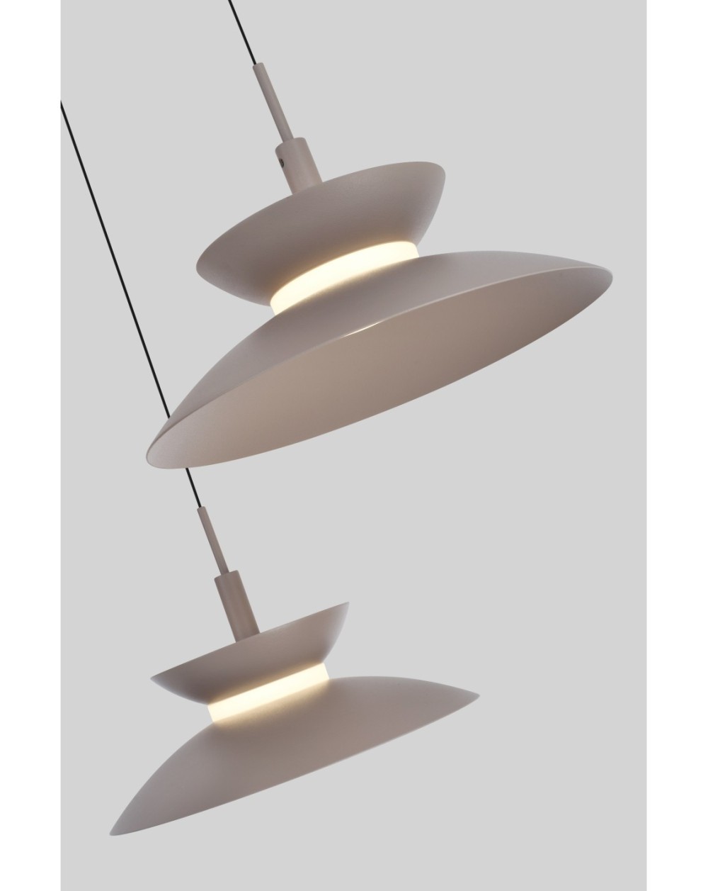 5060-313 Lampa wisząca trójka okrągła Gubbio kaszmirowa