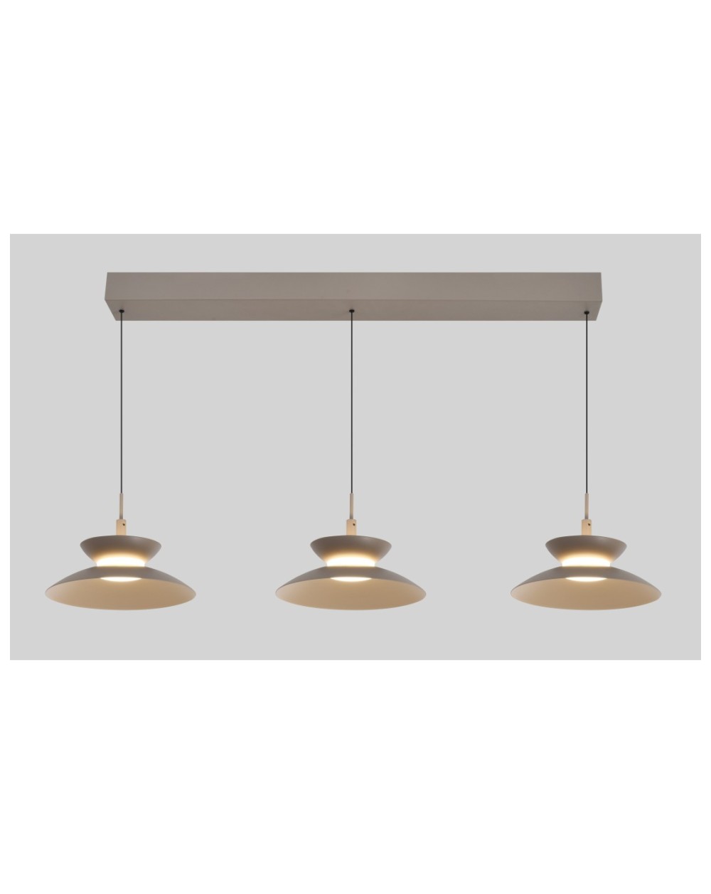 7060-313 Lampa wisząca trójka prosta Gubbio kaszmirowa 