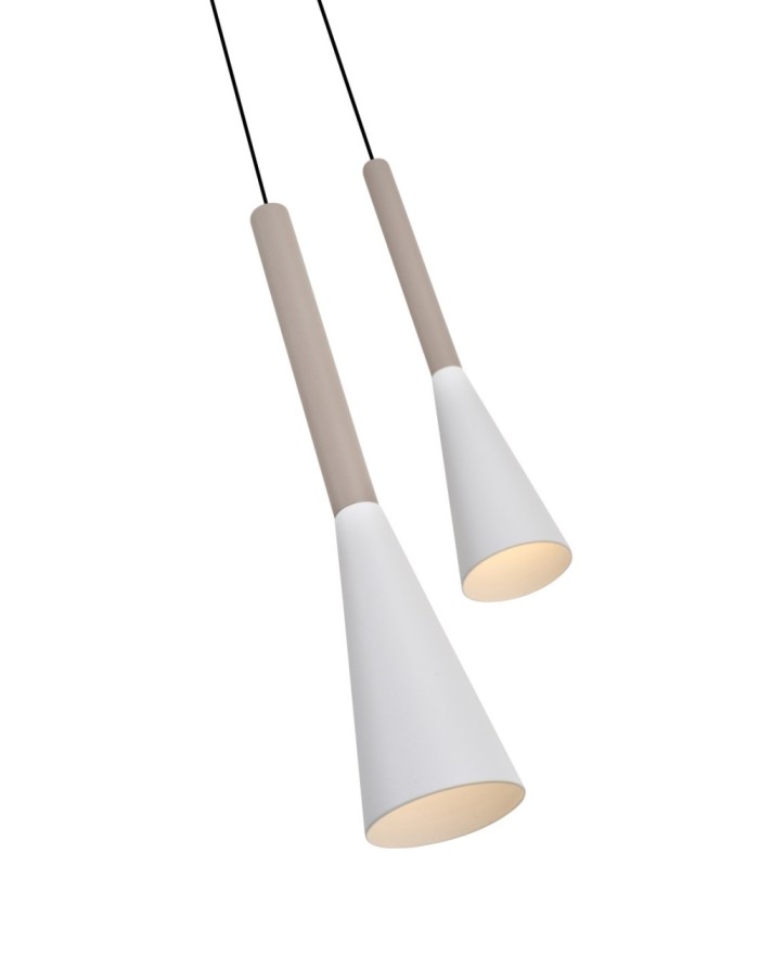 7050-524 Lampa wisząca piątka prosta Trompto kaszmirowa 