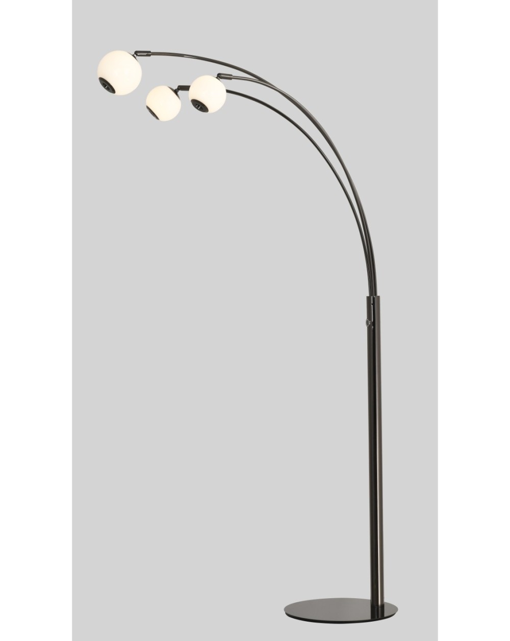 3051-305 Lampa podłogowa trójka Luberon czarny chrom 3051-305