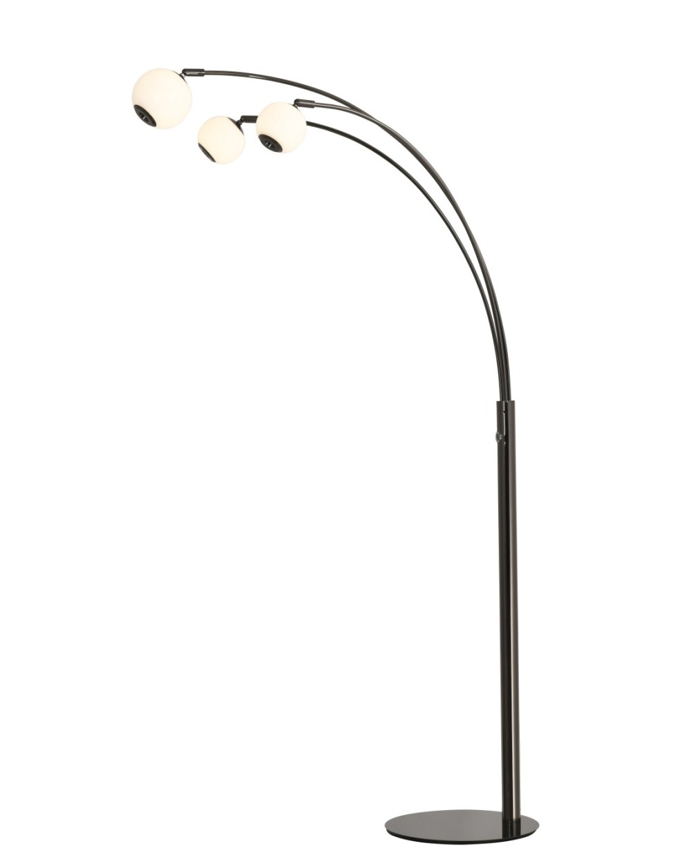 3051-305 Lampa podłogowa trójka Luberon czarny chrom 3051-305