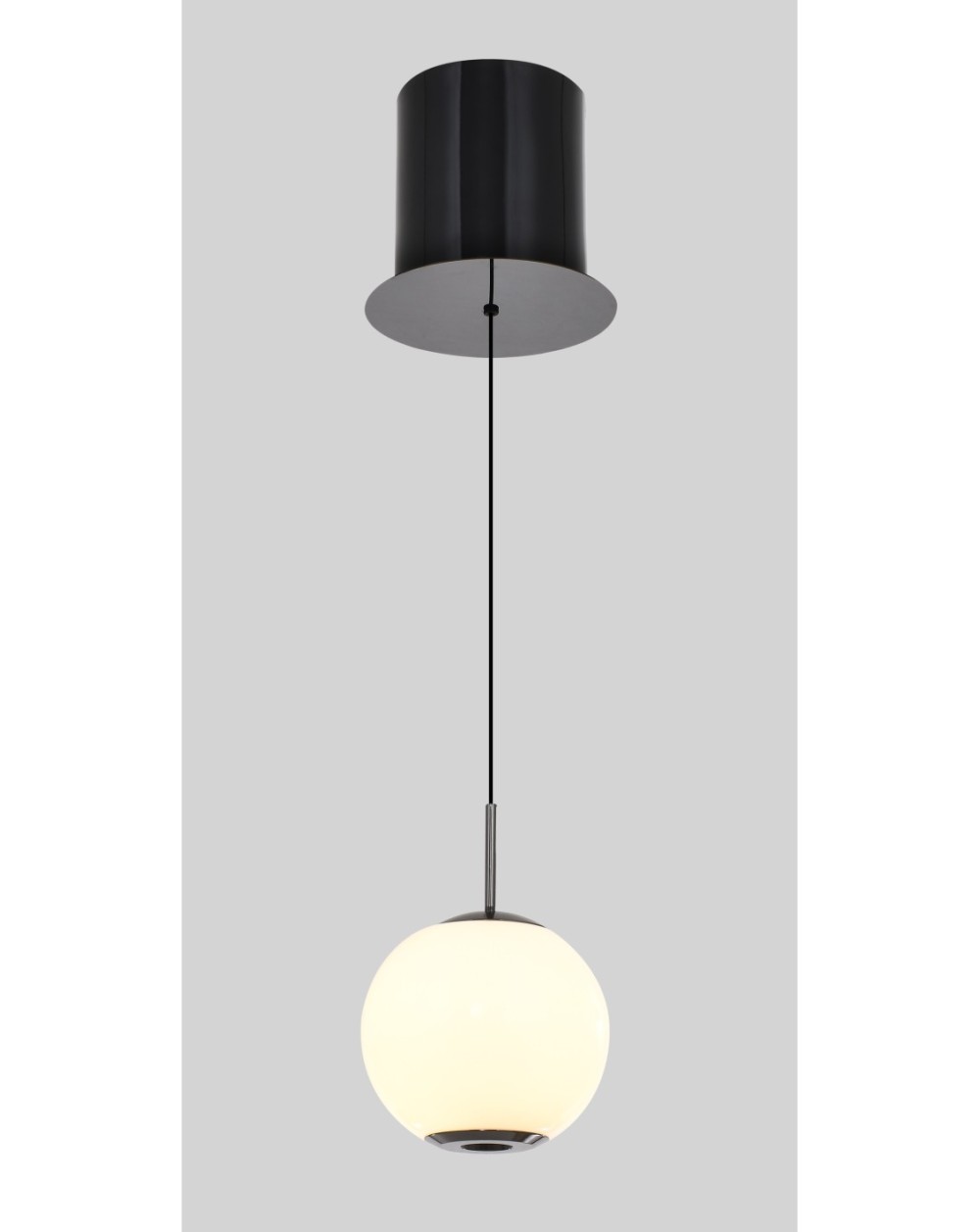 6051-105 Lampa wisząca jedynka LED Luberon czarny chrom 6051-105