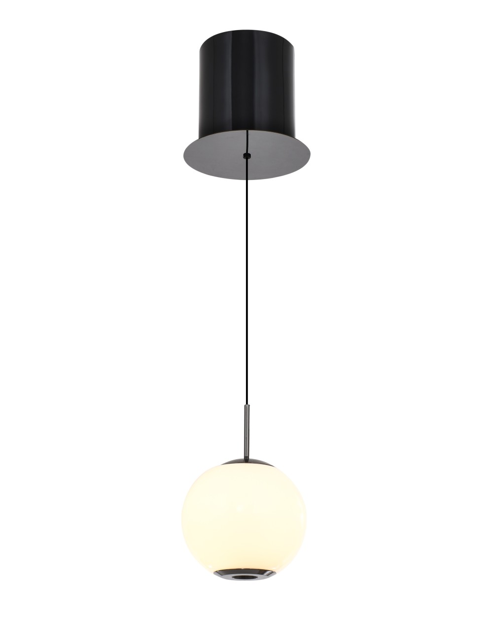 6051-105 Lampa wisząca jedynka LED Luberon czarny chrom 6051-105