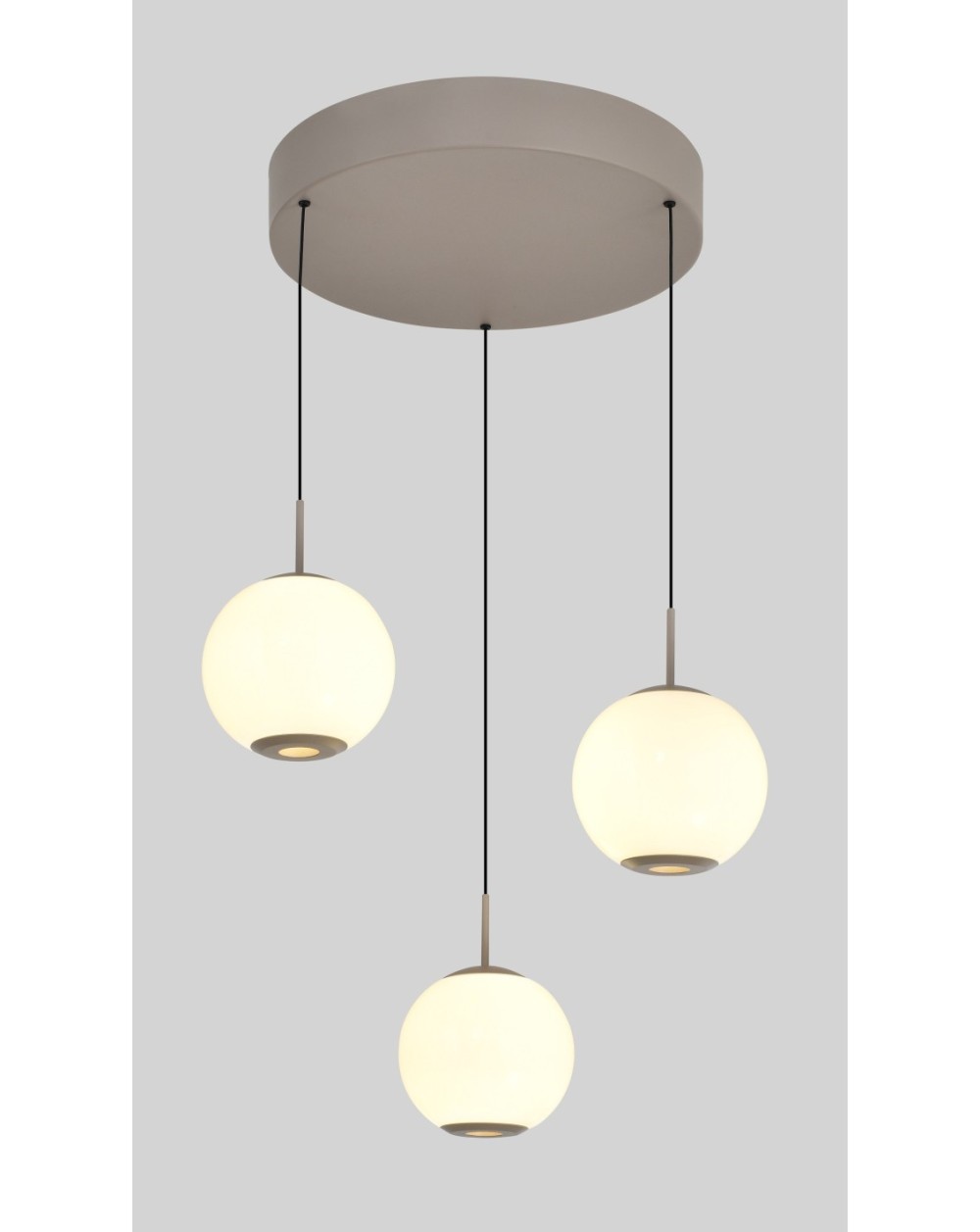 5051-313 Lampa wisząca trójka okrągła LED Luberon kaszmirowa 5051-313