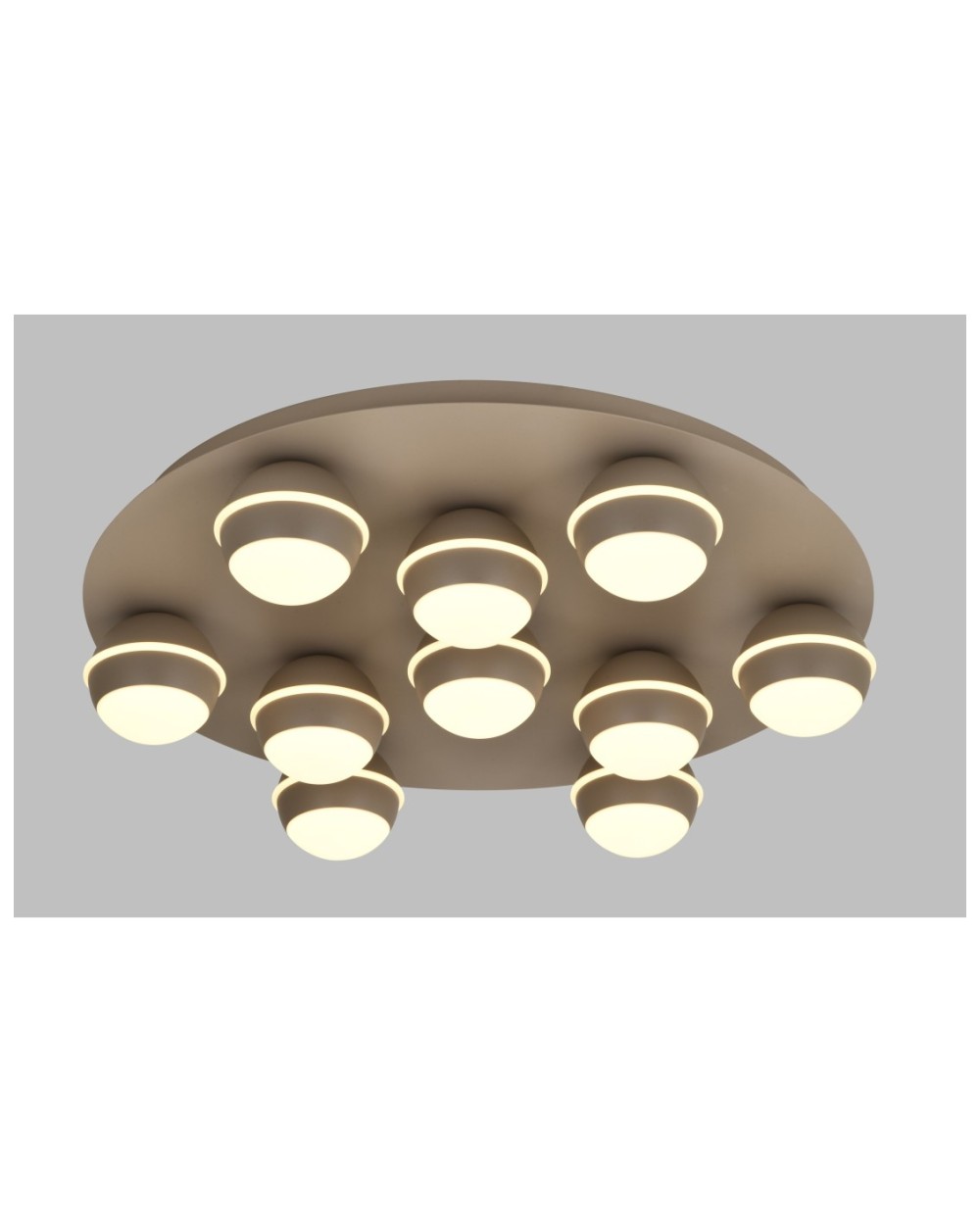 9047-1013 Plafon dziesiątka okrągły LED Biarritz kaszmirowy 9047-1013