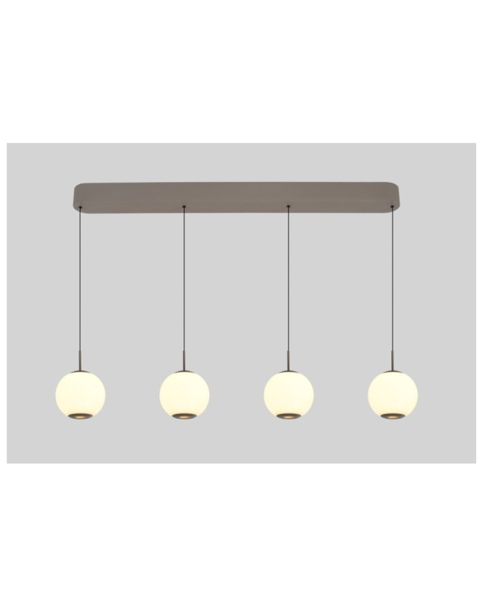 7051-413 Lampa wisząca czwórka prosta LED Luberon kaszmirowa 7051-413