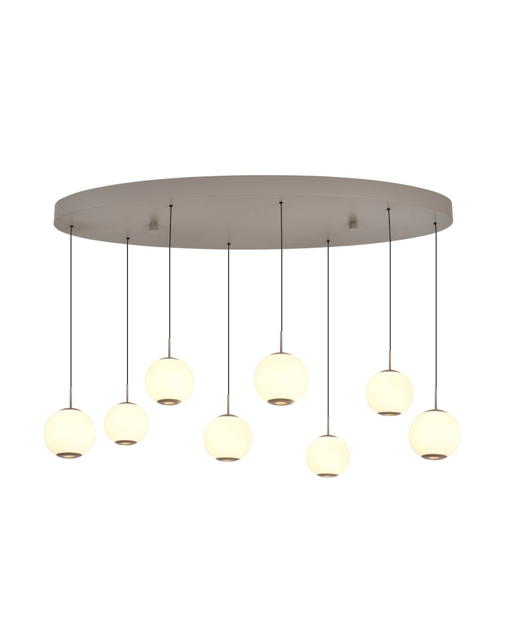 7051-813 Lampa wisząca owalna ósemka LED Luberon kaszmirowa 7051-813