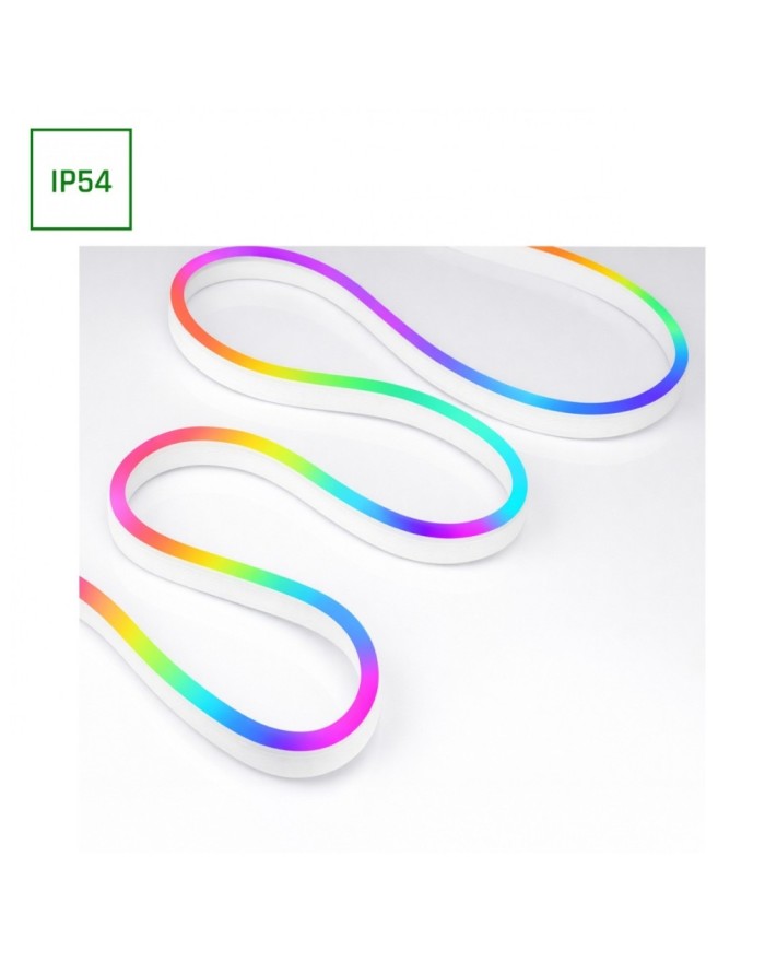 ZESTAW PASEK NEON FLEX 5V 30LED 1W/m RGB digital pixel chasing IP54 2LATA 5m roll WOJ+22971_ROLL