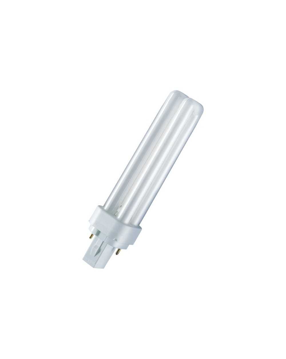 Świetlówka kompaktowa G24d-2 (2-pin) 18W/840 neutralna DULUX D zamiennik 4050300012056