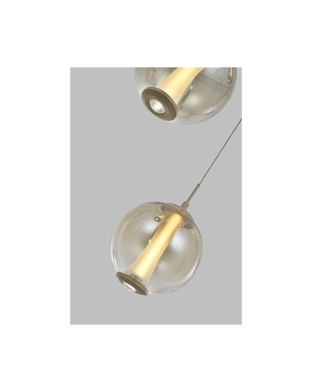 7041-413 Lampa wisząca czwórka prosta Orleans kaszmirowa