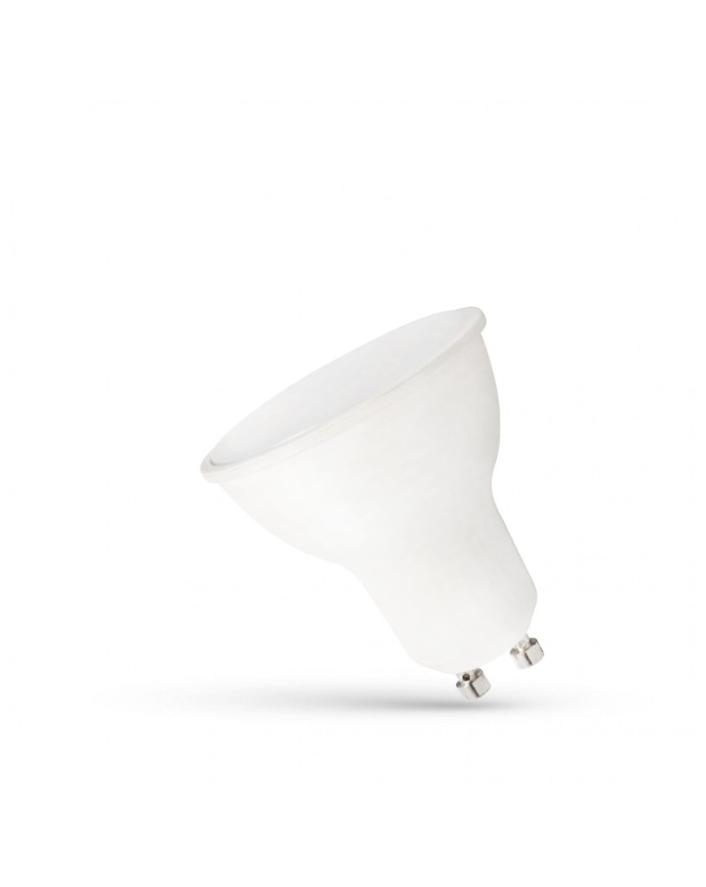 Żarówka LED GU10 230V 9W SMD CW zimna 760lm z MLECZNĄ SZYBKĄ biała SPECTRUM WOJ+14720