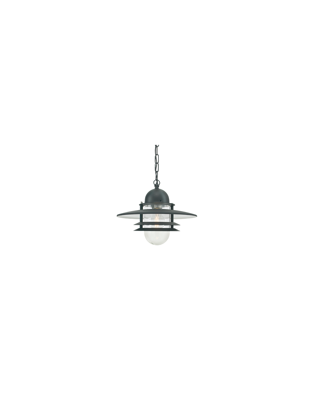 Lampa wisząca Oslo - Norlys nowoczesna oprawa zewnętrzna czarna lub ocynk