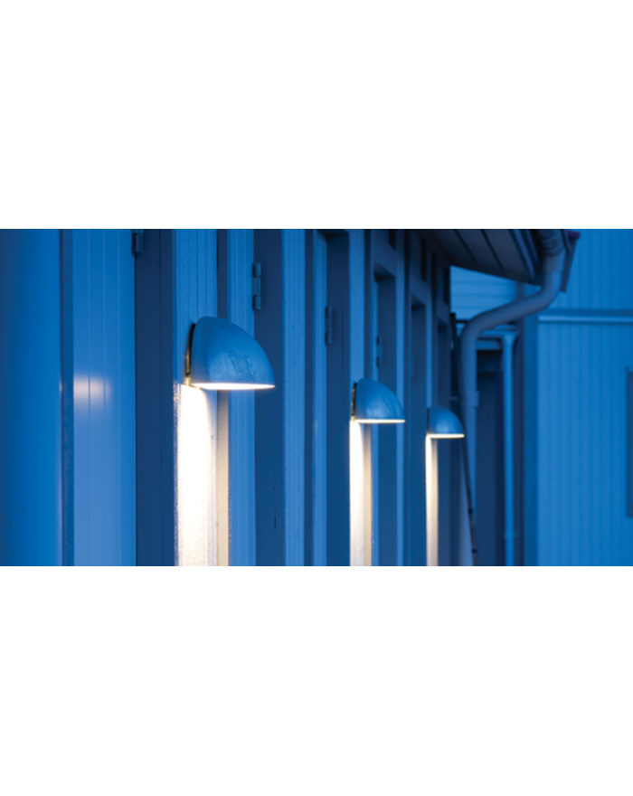 Lampa ścienna / kinkiet BIG Paris  LED - Norlys oprawa ledowa zewnętrzna biała czarna lub ocynk