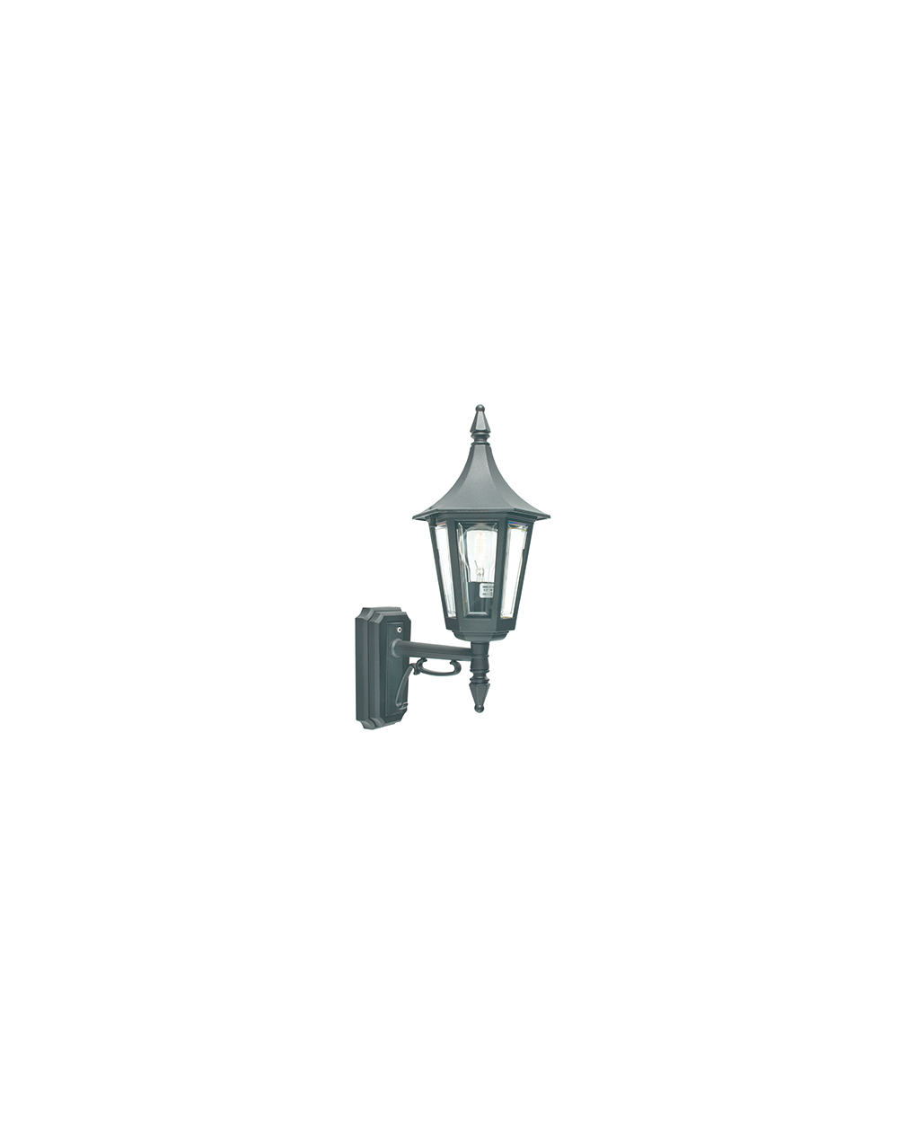 Lampa ścienna / kinkiet Rimini - Norlys oprawa zewnętrzna klasyczna czarna lub biała