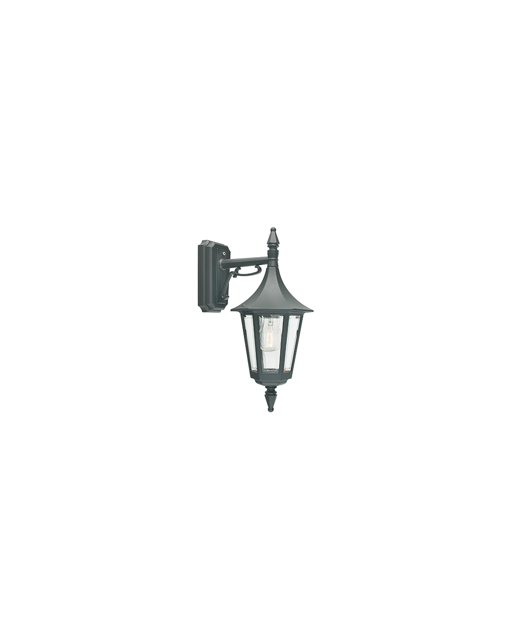 Lampa ścienna / kinkiet Rimini - Norlys oprawa zewnętrzna klasyczna czarna lub biała