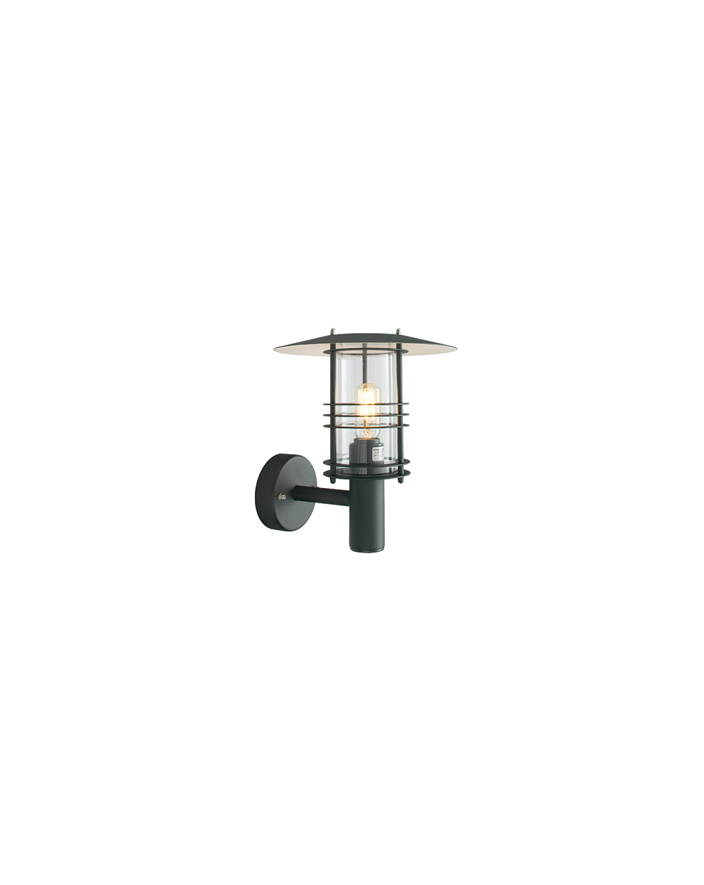 Lampa ścienna / kinkiet Stockholm - Norlys oprawa zewnętrzna nowoczesna czarna ocynk lub biała