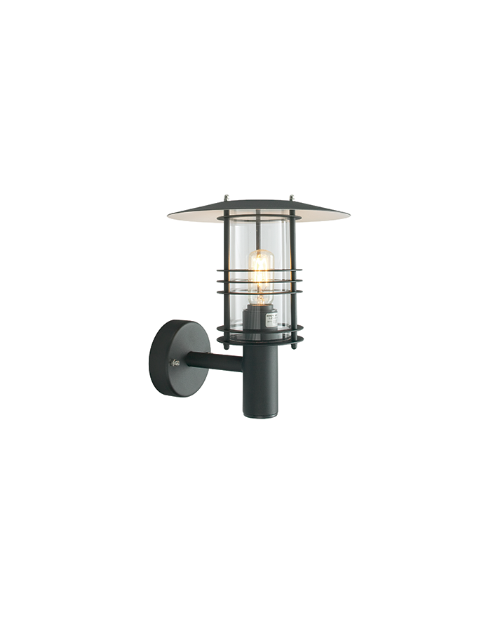 Lampa ścienna / kinkiet Stockholm - Norlys oprawa zewnętrzna nowoczesna czarna lub ocynk