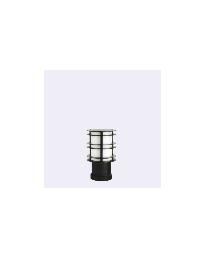 Lampa stojąca Stockholm 28cm - Norlys zewnętrzna oprawa ogrodowa do oświetlania tarasów podjazdów ścieżek chodników czarny ocynk
