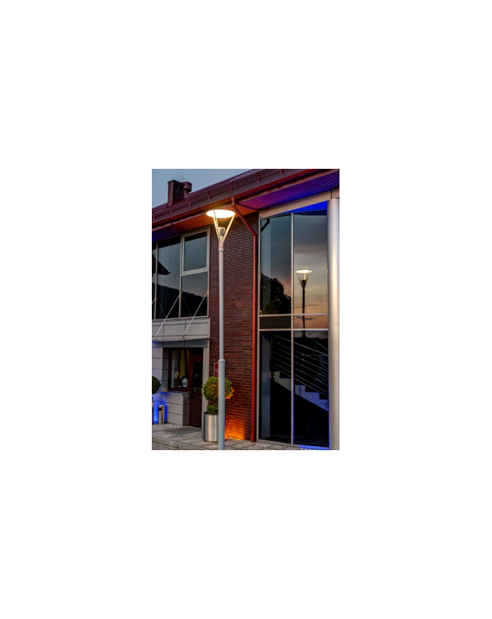 Lampa do latarni Nicea LED Moduł 3000K - Norlys zewnętrzna oprawa słupowa ogrodowa uliczna parkowa aluminium lub grafit