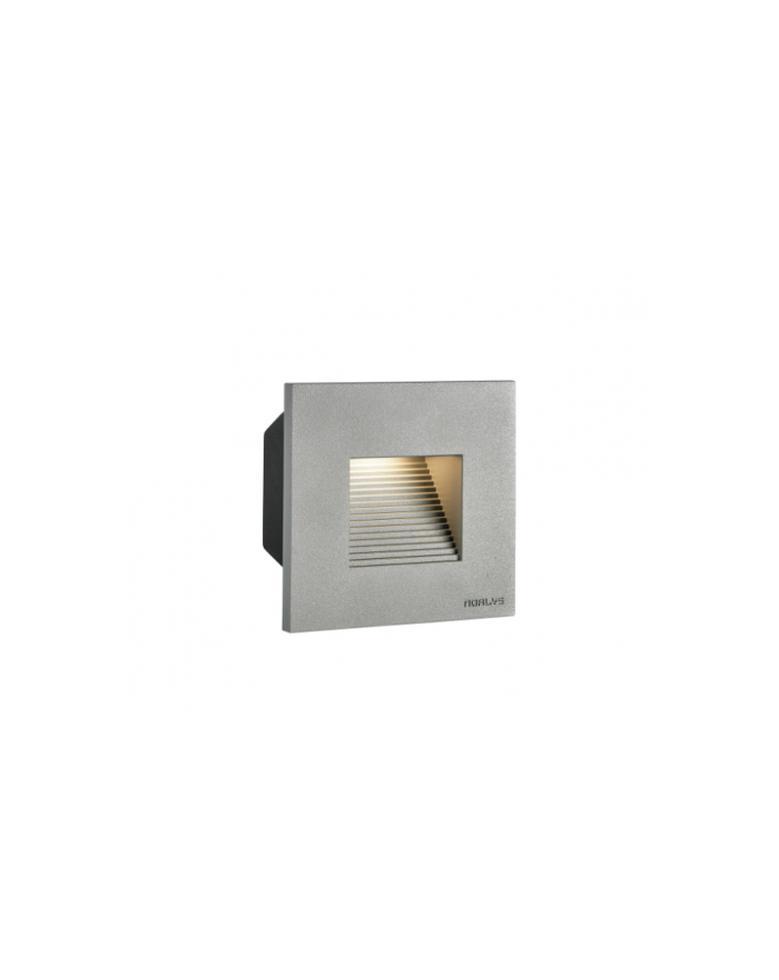 Oprawa wbudowana ścienna Namsos mini Led moduł - Norlys zewnętrzna lampa do oświetlania schodów, stopni grafitowa aluminiowa