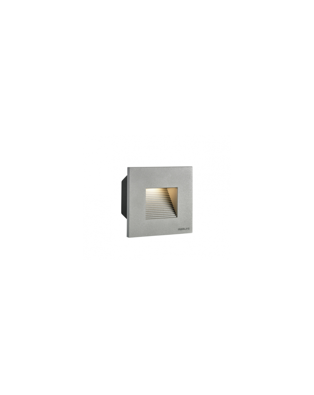 Oprawa wbudowana ścienna Namsos mini Led moduł - Norlys zewnętrzna lampa do oświetlania schodów, stopni grafitowa aluminiowa