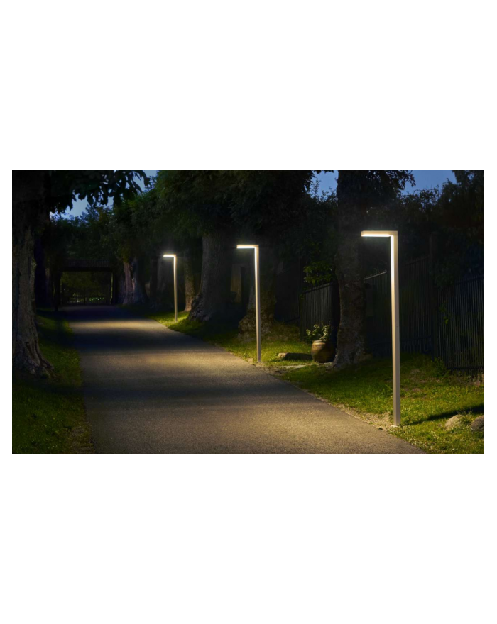 Latarnia Asker POLE 2 x LED 18W 1-segment. - Norlys zewnętrzna oprawa słupowa grafitowa czarna lub aluminium