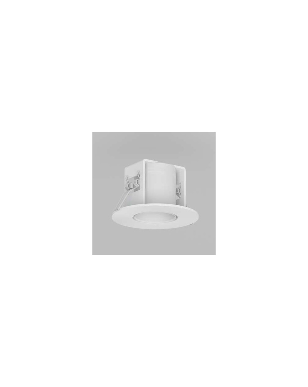 Natynkowa / lampa sufitowa Minimal Stropowy - wersja A1 NT 1 x 60W - Cleoni kolor biały czarny aluminium