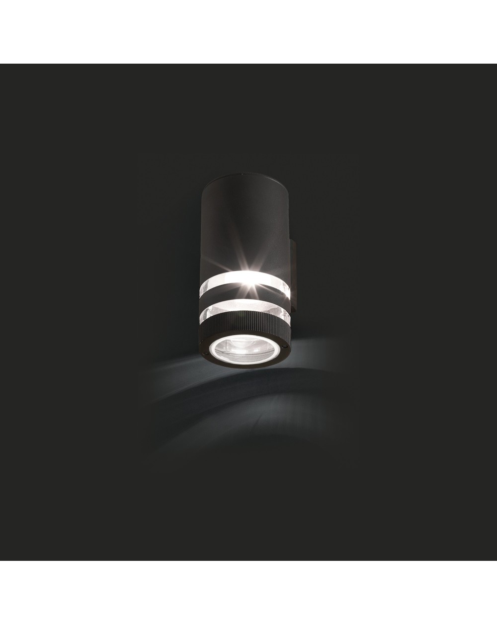 Lampa ścienna SIERRA - Nowodvorski Oświetlenie zewnętrzne kinkiet świecący jednokierunkowo oprawa czarna