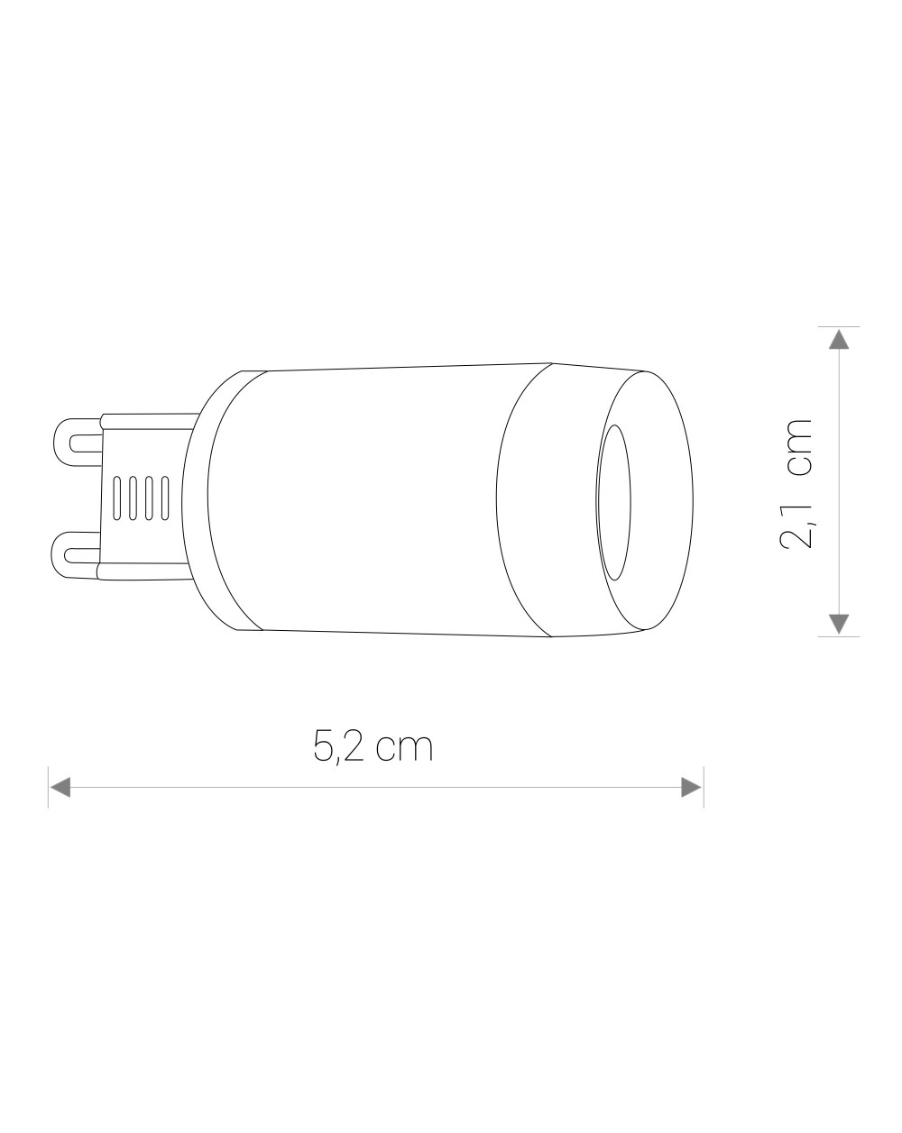 Żarówka BULB LENS LED, G9, 3W - Nowodvorski