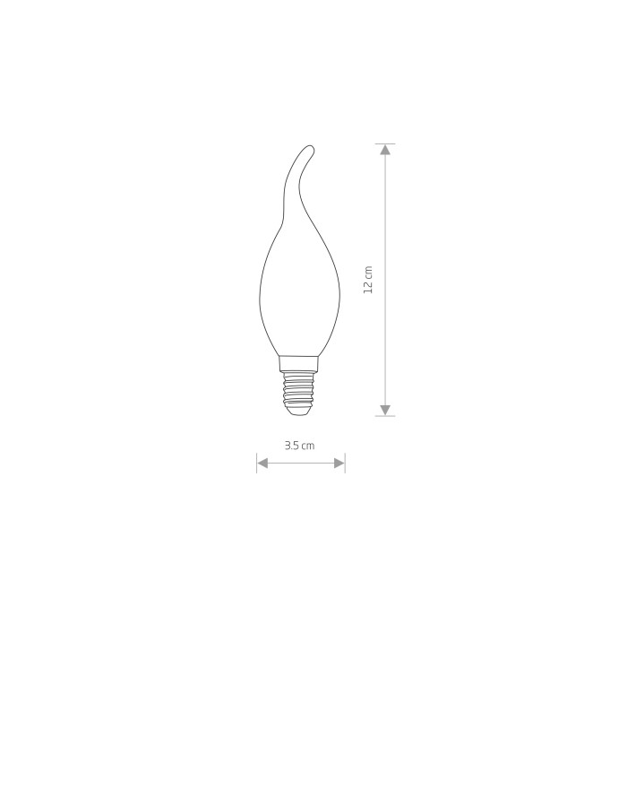 Żarówka BULB VINTAGE LED E14, 4W - Nowodvorski