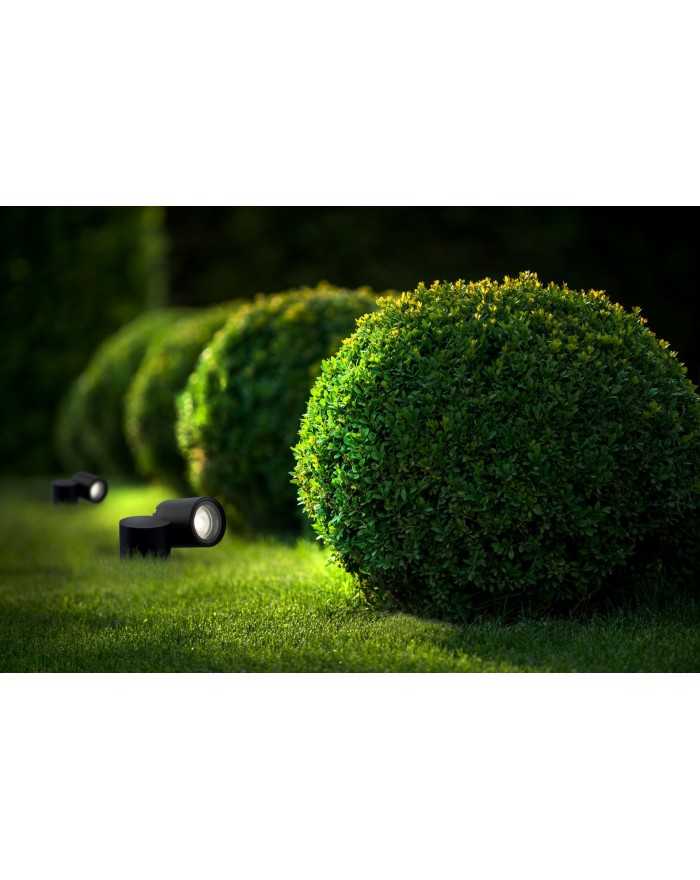 Oprawa gruntowa typu reflektor TUBINGS M - Nowodvorski Oświetlenie zewnętrzne do podświetlania roślin, reklam kolor czarny