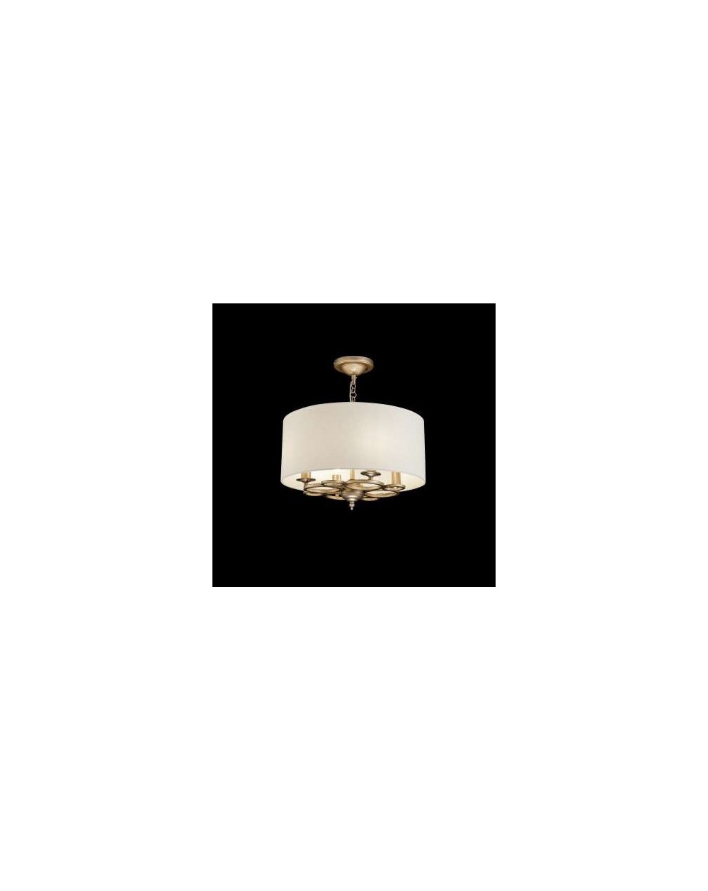 Lampa wisząca Anna żyrandol klasyczny metalowy antyczne złoto